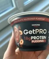 GePPro 18g Protein Magnesium + Vitamin B9 Chocolate Hazelnut Flavour Pudding
