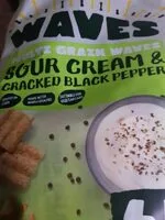Waves Sour Cream & Black Pepper Multigrain (Snackrite)