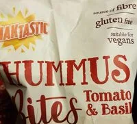 Hummus bites tomato and basil (Snaktastic)