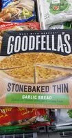 Stonebaked thin garlic bread (Stonbaked thin garlic bread)