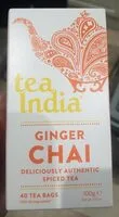 Ginger chai (tea India)