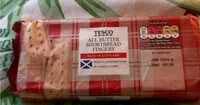 All butter shortbread fingers (Tesco)
