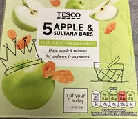 Apple and sultana bars (Tesco)