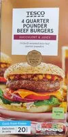 Beef Quarter Pounders (Tesco)