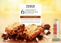 coconut & chocolate granola bars (Tesco)