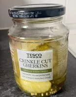 Crinkle Cut Gherkins (TESCO)