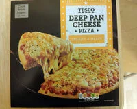 Deep pan cheese pizza (Tesco)