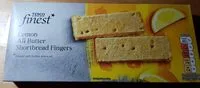 Lemon all butter shortbread fingers (Tesco Finest)