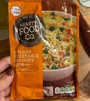 Golden vegetable savoury rice (Tesco)