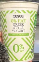 Greek Style Yogurt (Tesco)