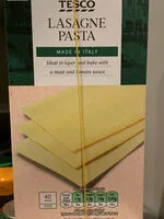Lasagne Pasta (Tesco)
