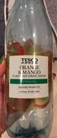 Orange and mango sparkling spring water (Tesco)