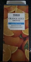 Orange juice smooth. 100% pure juice (Tesco)