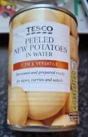 Peeled new potatoes (Tesco)