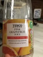 Pink grapefruit juice (Tesco)
