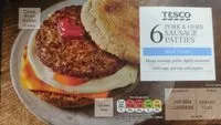 Pork & herb Sausage Patties (Tesco)