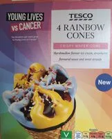 Rainbow Cones (Tesco)