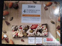 Tesco Pumpkin Seed, Almond And Dark Chocolate Bars (Tesco)