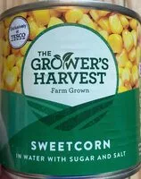 Sweetcorn in Water with Sugar and Salt (Tesco, The Growers Harvest)