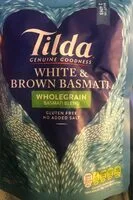 White & Brown White & Wholegrain Basmati Rice Blend (Tilda)
