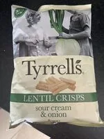 Sour Cream & Onion Lentil Crisps (Turrells)