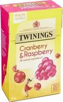 Cranberry raspberry teabags (twinings)