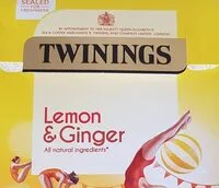Lemon and Ginger Tea Bags (Twinings)