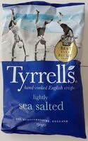 Lightly sea salted crisps (Tyrell’s)