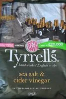 Sea salt & cider vinegar crisps (Tyrell’s)