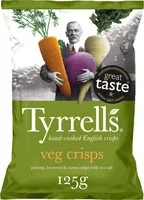 veg crisps (Tyrrells)