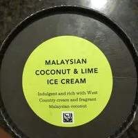 Coconut lime ice cream (Waitrose)