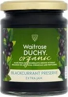 Duchy Organic Blackcurrant Preserve Extra Jam (Waitrose)