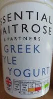 Greek style natural yogurt (Waitrose)