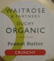 Organic crunchy peanut butter (Waitrose)