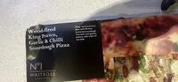 Wood-fired King prawn, Garlic & Chili Sourdough Pizza (WAITROSE)