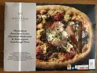 Wood-fired Prosciutto Cotto, Chestnut Mushroom & Mascarpone Sourdough Pizza (Waitrose)