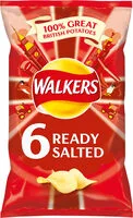 Walkers Ready Salted Crisps 6pk (Walkers)