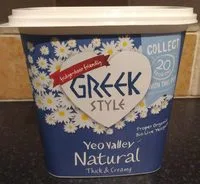 Greek Style Natural Yogurt (Yeo Valley)
