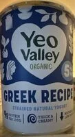 Oganic Greek Recipe Strained Natural Yoghurt (Yeo valley)